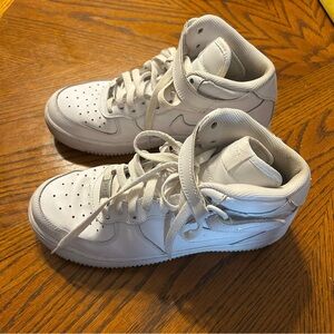 Nike Air Force 1 High Triple White • Size 6.5Y (Women’s 8)
